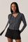 Sticky add to cart - Glynne V-Neck Scarf Cardigan Sweater
