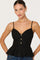 Sticky add to cart - Paislee Tweed Sweetheart Peplum Top