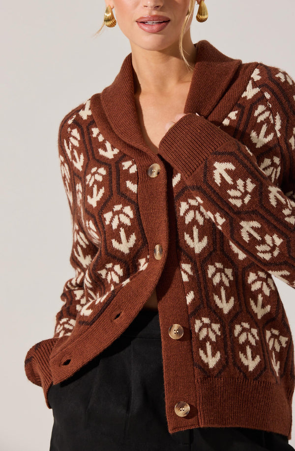 Marcenia Shawl Collar Cardigan - ASTR the Label