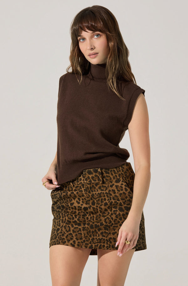 Avah Sleeveless Turtleneck Sweater - ASTR the Label