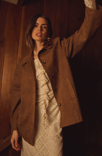 Presleigh Faux Suede Jacket - ASTR the Label