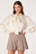Sticky add to cart - Marbry High Neck Tie Detail Top