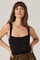 Sticky add to cart - Voncile Ruched Square Neck Bodysuit