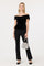 Sticky add to cart - Tenille Velvet Off Shoulder Top