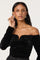 Sticky add to cart - Salem Velvet Off Shoulder Top