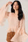 Sticky add to cart - Margaery Sheer Ruffle Peplum Top