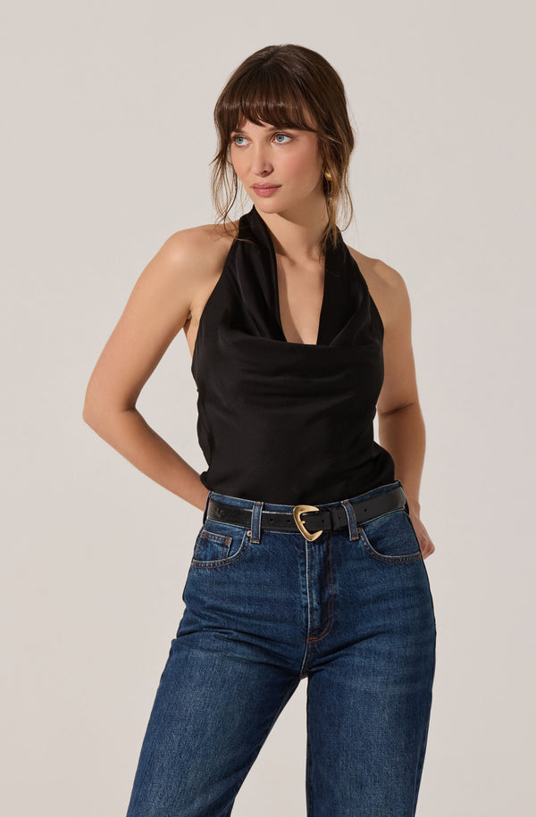 トップス JUNYA WATANABE MAN Halter Neck top Zelenka Cowl Neck Halter Top - ASTR the Label