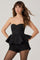 Sticky add to cart - Melia Strapless Pleated Peplum Top