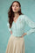 Sticky add to cart - Kalen Cable-Knit Bow Cutout Cardigan