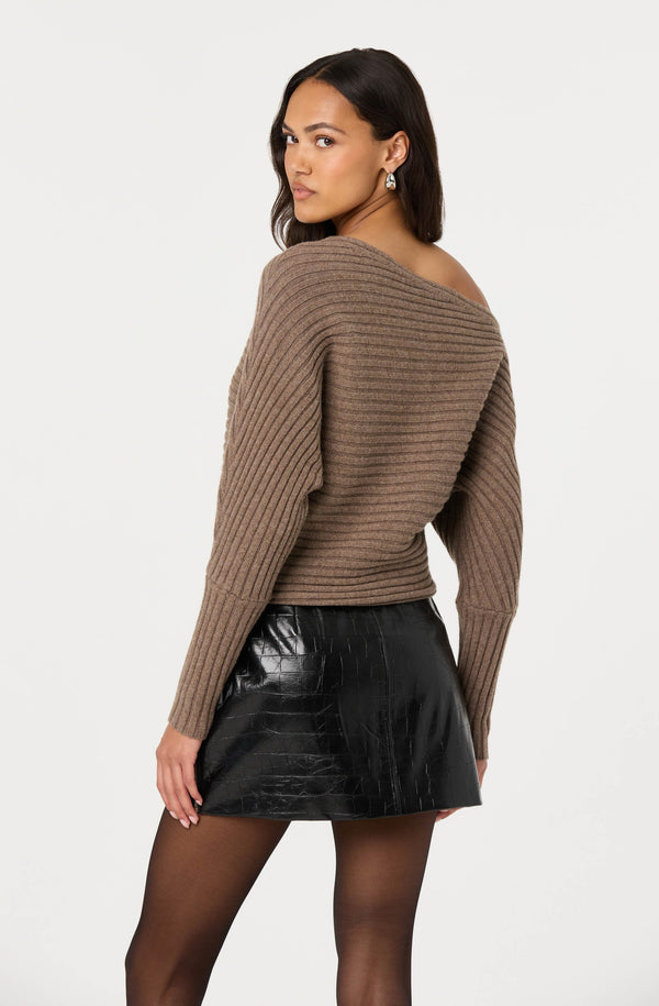 Samaria Off Shoulder Dolman Sweater - ASTR the Label