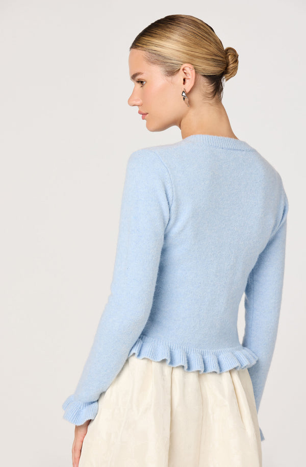 Eowyn Brushed Knit Pearl Button Cardigan - ASTR the Label