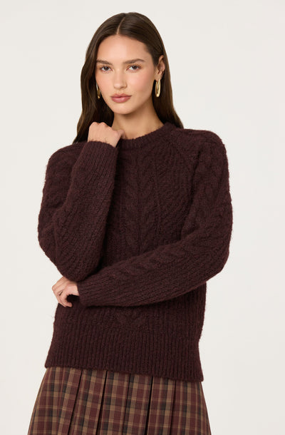 Taran Cable Knit Sweater