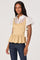 Sticky add to cart - Carrington Mixed Media Layered Peplum Top