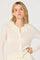 Sticky add to cart - Meadow Floral Appliqué Collar Cardigan
