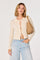 Sticky add to cart - Fannie Cable-Knit Tie-Front Cardigan
