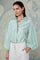 Sticky add to cart - Cordey Collared Balloon Sleeve Poet Top