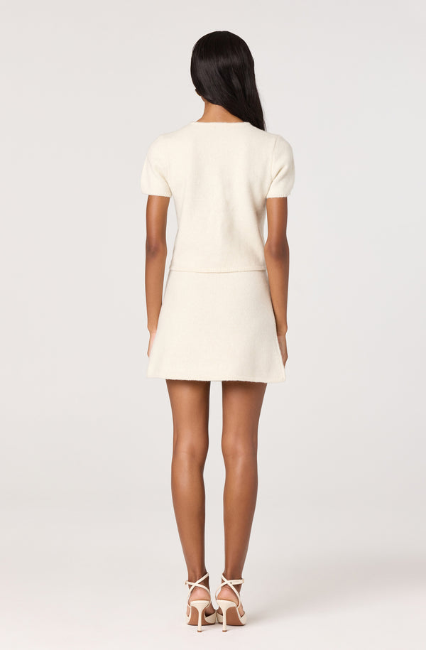 Jailyn Short Sleeve Cardigan - ASTR the Label