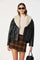 Sticky add to cart - Jonyssa Faux Leather Bomber Jacket