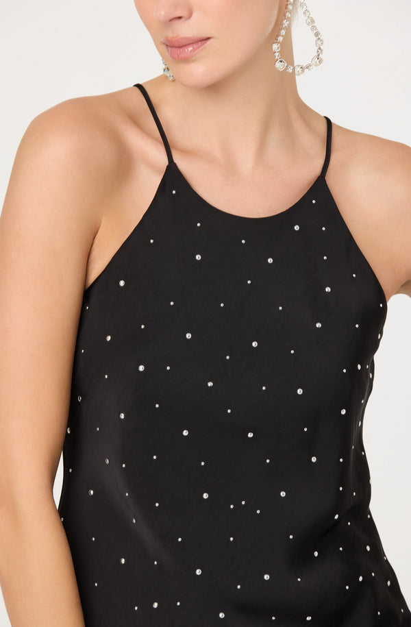 Floella Rhinestone Embellished Top - ASTR the Label
