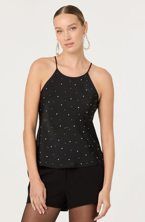 トップス Babylclub rhinestone sleeveless top Rhinestone sleeveless top (pink, white, mint) | Online now