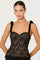 Sticky add to cart - Donne Floral Lace Bustier Top