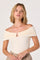 Sticky add to cart - Alba Off-Shoulder Hardware Knit Top