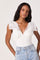 Sticky add to cart - Maelie Tulle Bow-Detail Tank Bodysuit