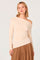 Sticky add to cart - Miah Asymmetric One-Shoulder Knit Top