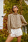 Sticky add to cart - Estero Gathered Sleeve Bomber Jacket