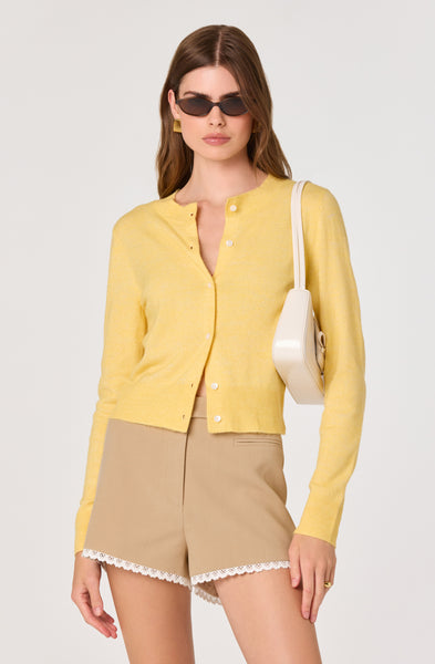 Mary Classic Button Front Cardigan - ASTR the Label