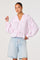 Sticky add to cart - Jessalyn Striped Peasant Top