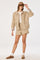 Sticky add to cart - Beron Utility Jacket with Plaid Trim