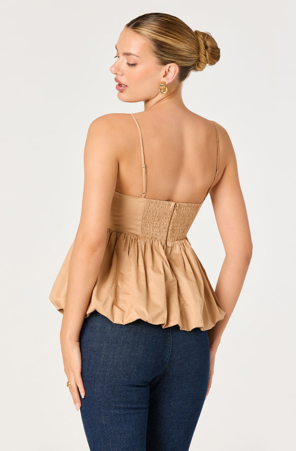 未使用【todayful】Standcollar Peplum Topsベージュ TODAYFUL セール30%OFF! トゥデイフル Standcollar Peplum Tops☆ 23