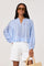 Sticky add to cart - Ericka Striped Balloon Sleeve Blouse