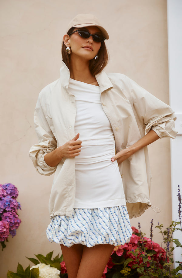 Yareli Oversized Funnel Neck Jacket - ASTR the Label
