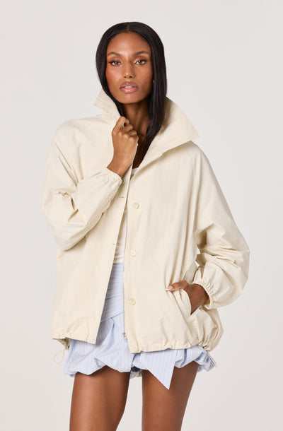 Yareli Oversized Funnel Neck Jacket