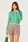Sticky add to cart - Clovis Color Block Faux Layered Cardigan