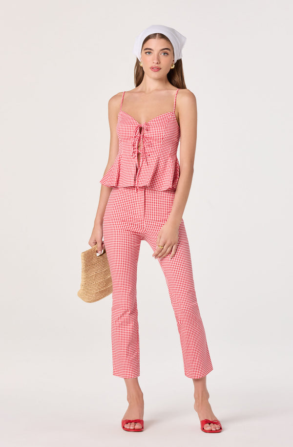 Alma Printed V-Neck Tank Top - ASTR the Label