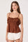 Sticky add to cart - Nellie Ruffled Lace Trim Tank Top