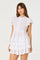 Sticky add to cart - Jenny Eyelet Flutter Sleeve Top