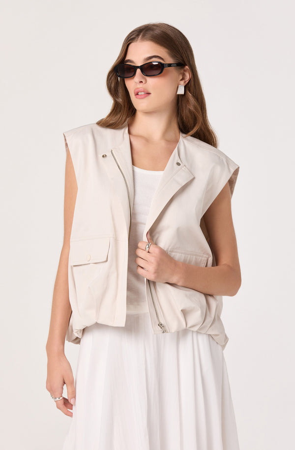 Radley Oversized Cargo Zip Vest - ASTR the Label