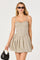 Sticky add to cart - Chasity Houndstooth Bustier Top