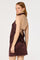 Sticky add to cart - Bristol Satin Cowl Halter Top