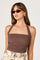 Sticky add to cart - Tate Knit Ruched Halter Top