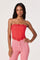 Sticky add to cart - Asa Cutwork Embroidery Strapless Linen Top