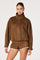 Sticky add to cart - Cooper Faux Suede Bomber Jacket