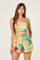Sticky add to cart - Enya Print Linen Crop Tank
