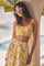 Sticky add to cart - Myria Print Tie-Strap Cropped Bustier Top