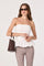 Sticky add to cart - Ella Strapless Bubble Hem Top