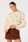 Sticky add to cart - Rose Embroidered Diamond Knit Sweater